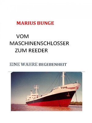 cover image of VOM MASCHINENSCHLOSSER ZUM REEDER